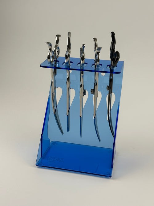 Scissors Shears Holder Organizer 5 Wall or Table top ZZIZZORZ 