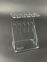 Scissors Shears Organizer Holder wall or table 5 clear ZZIZZORZ