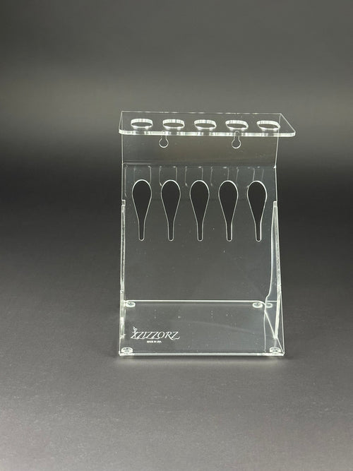 Scissors Shears Organizer Holder wall or table 5 clear ZZIZZORZ