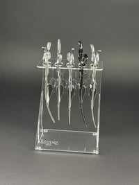 Scissors Shears Organizer Holder wall or table 5 clear ZZIZZORZ