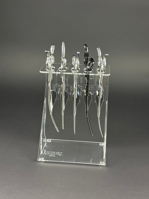 Scissors Shears Organizer Holder wall or table 5 clear ZZIZZORZ