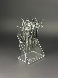 Scissors Shears Organizer Holder wall or table 5 clear ZZIZZORZ