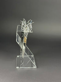Scissors Shears Organizer Holder wall or table 5 clear ZZIZZORZ