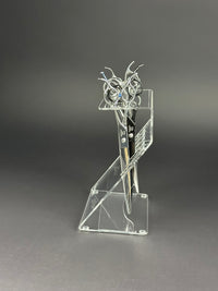 Scissors Shears Organizer Holder wall or table 5 clear ZZIZZORZ