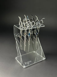 Scissors Shears Organizer Holder wall or table 5 clear ZZIZZORZ