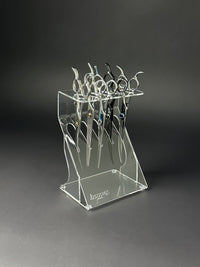 Scissors Shears Organizer Holder wall or table 5 clear ZZIZZORZ