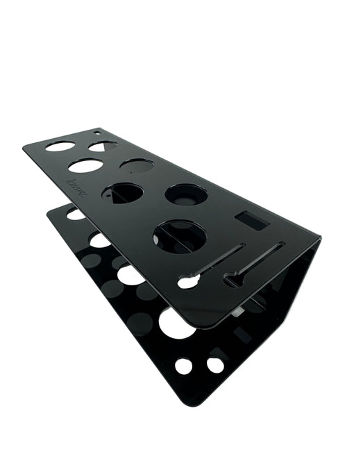 Brush and comb holder organizer, Rakes , dematting tool, Hemostat