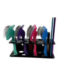 Brush and comb holder organizer, Rakes , dematting tool, Hemostat