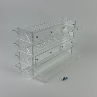 Multitool organizer holder for pet groomers, scissors, comb, blade, blade guard, brush, clipper, zzizzorz, wall , table 