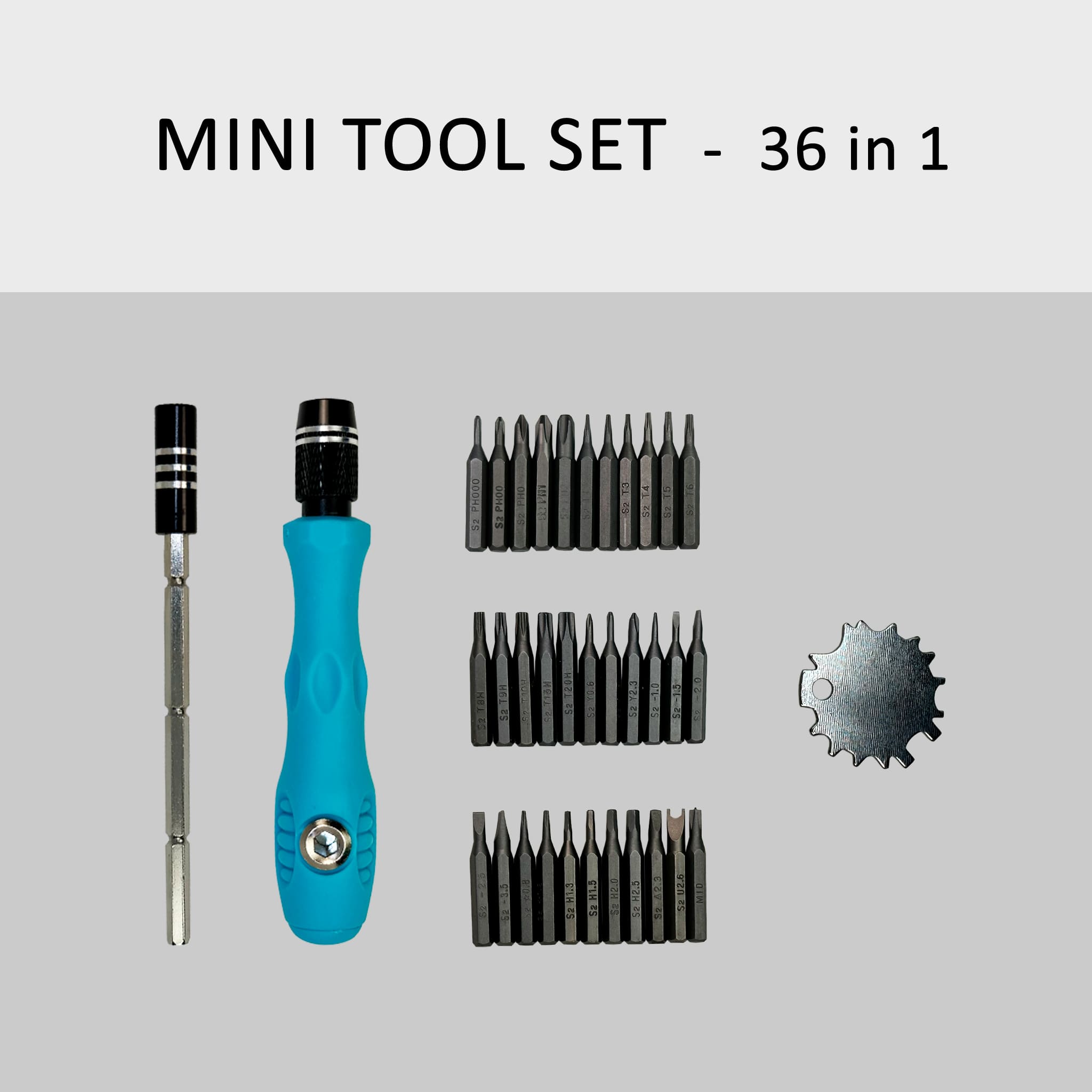 DODOING 7Pcs Tool Kit 0.7mm-3mm Mini Micro Hexagon Hex Allen Key Set Wrench  Screwdriver 
